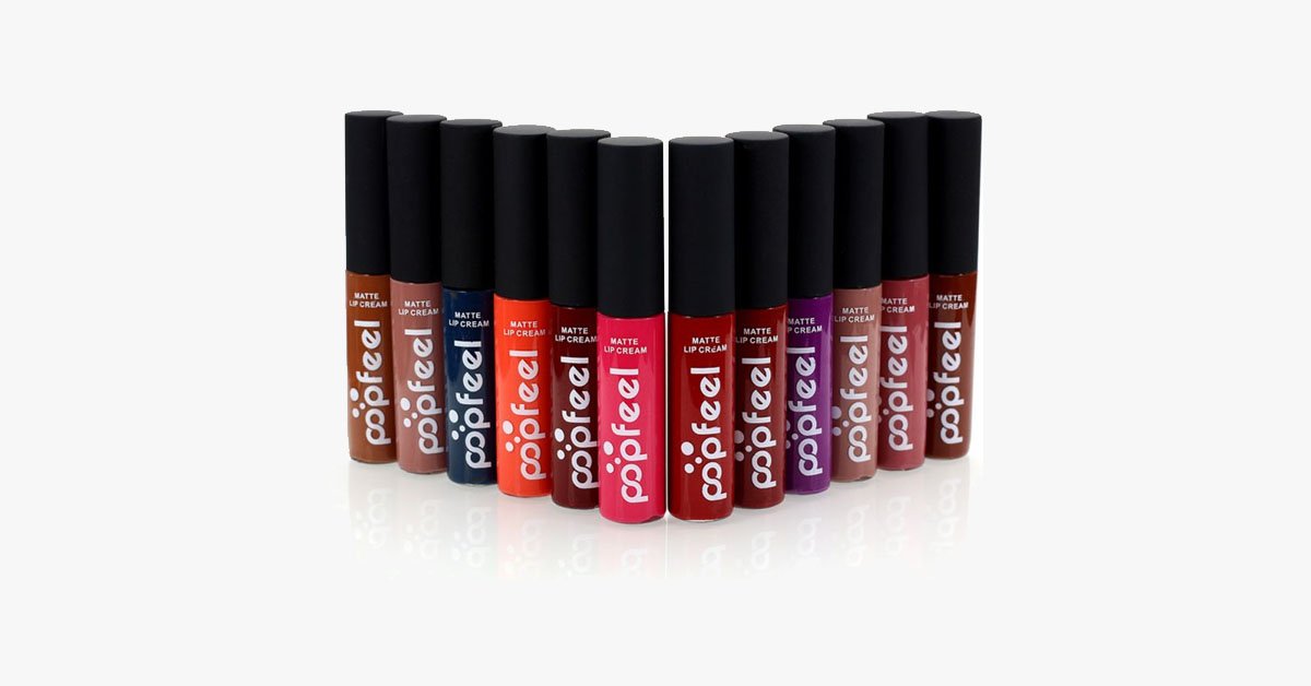 Everlasting Velvet Matte Lipstick Kit With 12 Shades – Your Everyday Wear