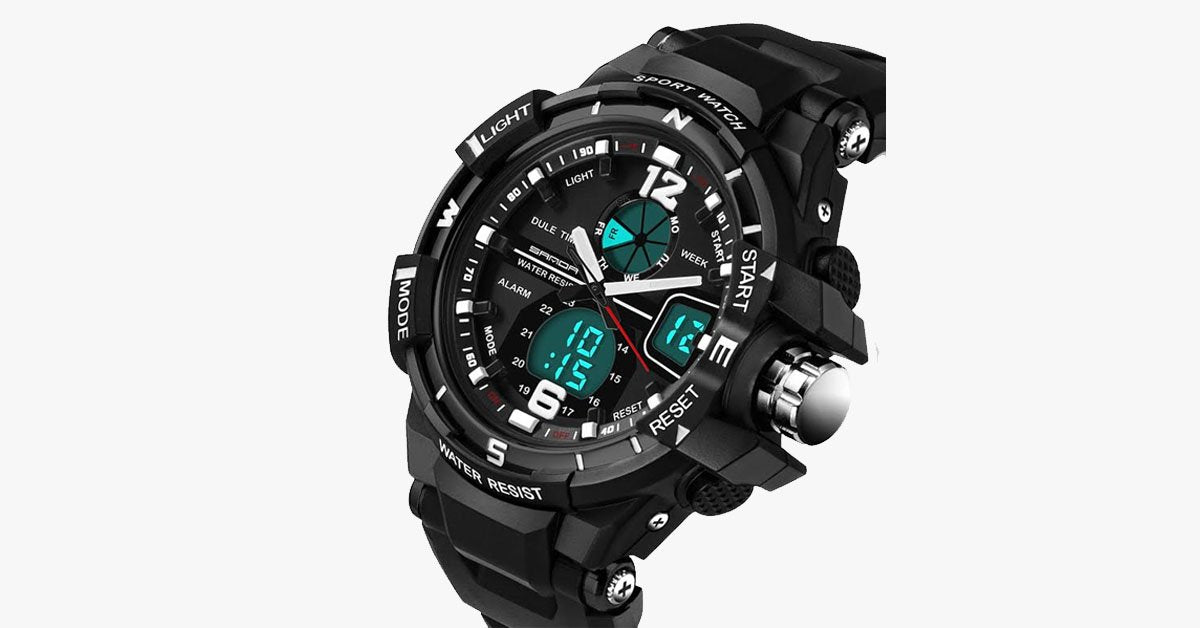 Men’s White Sport Watch - Your Classy Fashion Partner