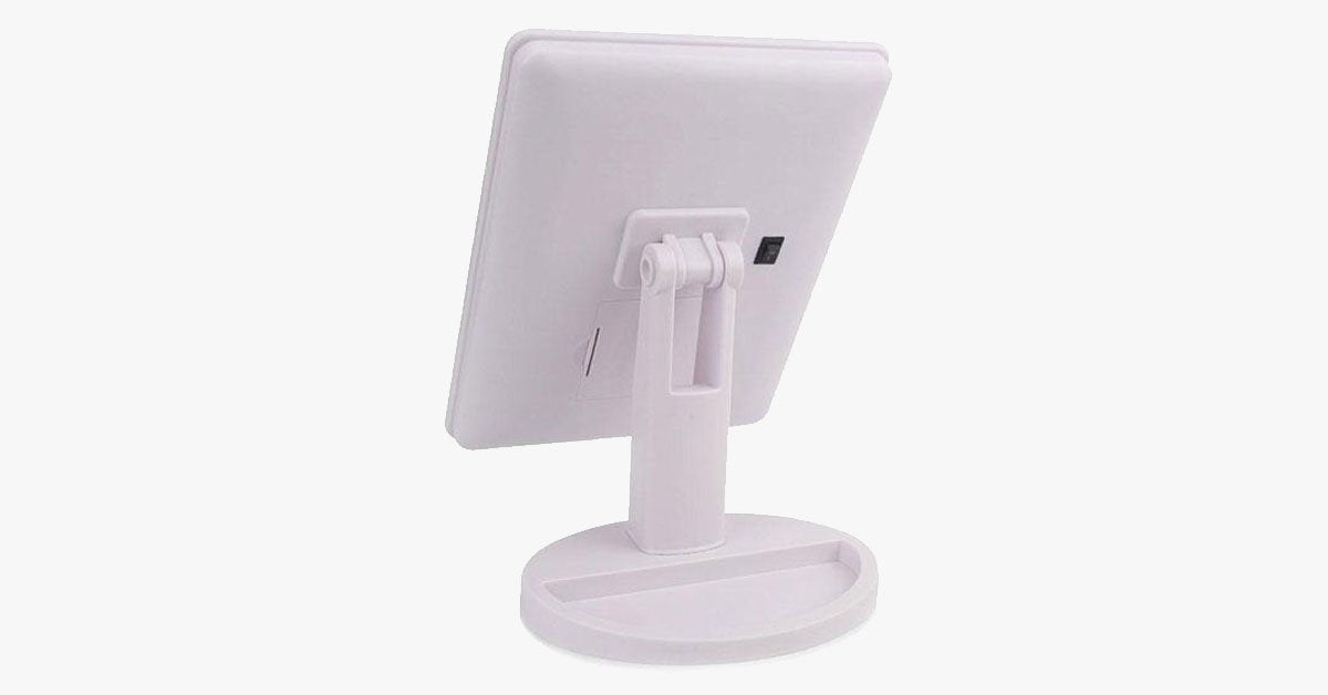 LED Sensor Beauty Mirror with 180 Degree Swivel Function - Use It in Your Way