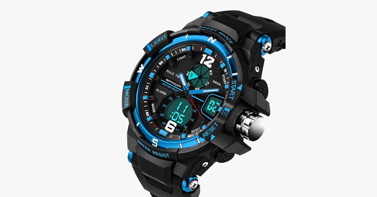 Men’s White Sport Watch - Your Classy Fashion Partner
