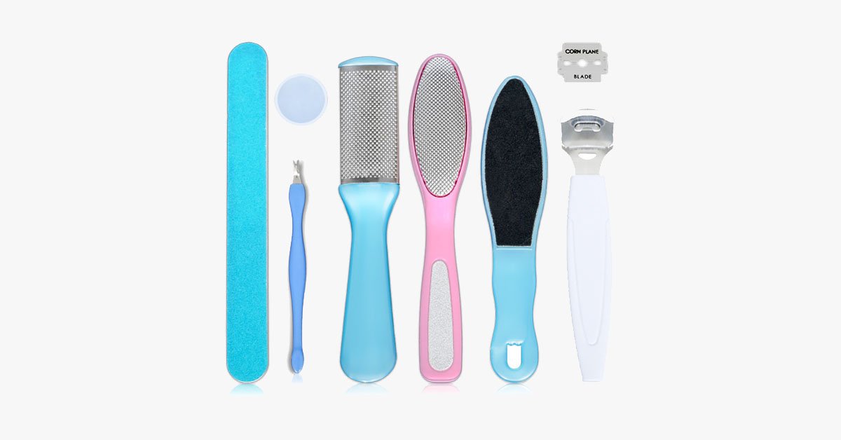 Exfoliating Pedicure Tool Set