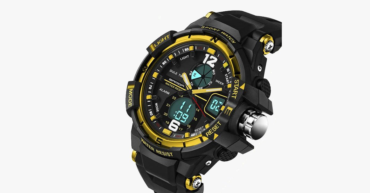 Men’s White Sport Watch - Your Classy Fashion Partner
