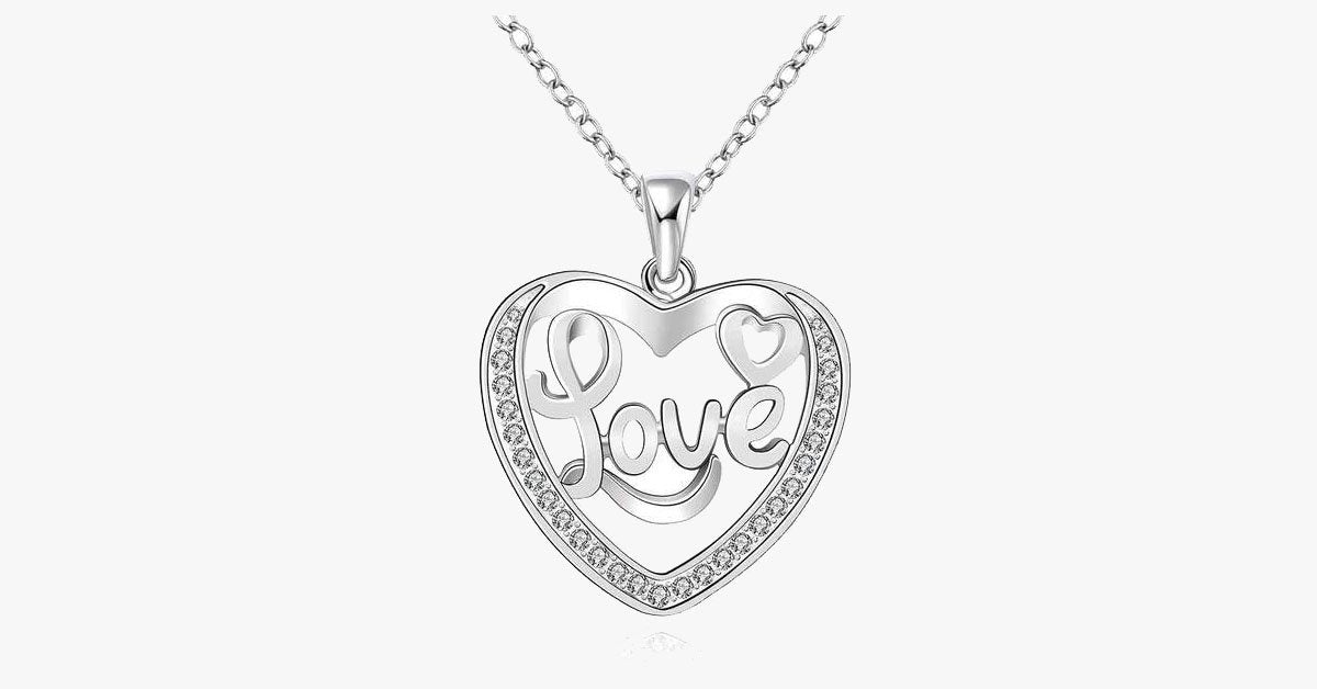 Exquisite Love Heart Pendant