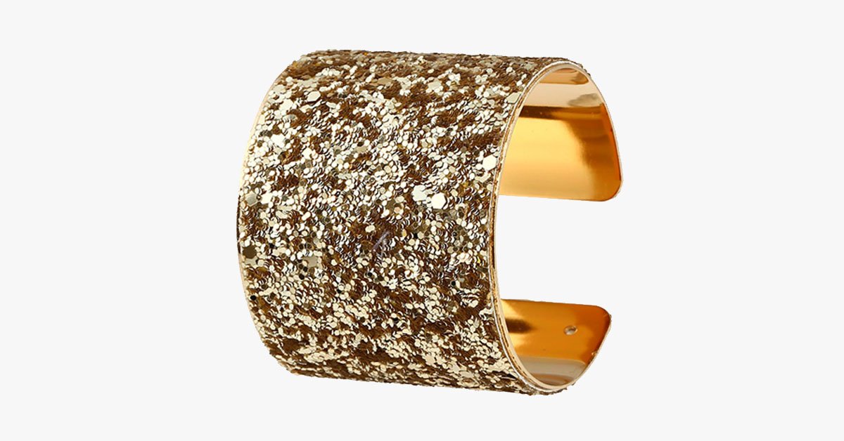Sequin Cuff Bangle