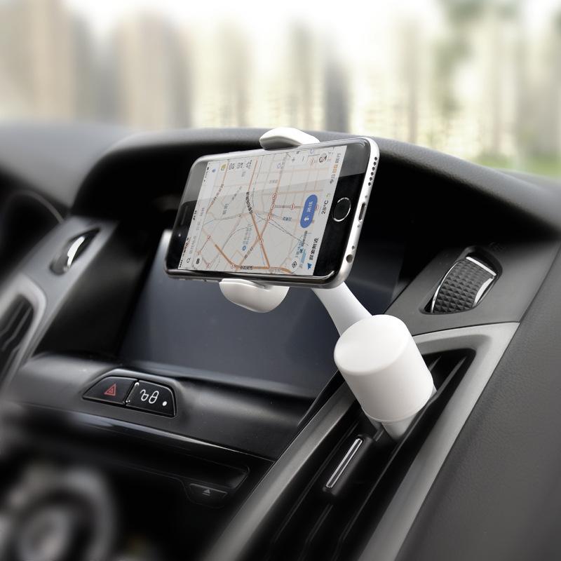 360° Rotatable Car Vent Phone Mount That Keeps Your Phone Away from Cool or Hot Air