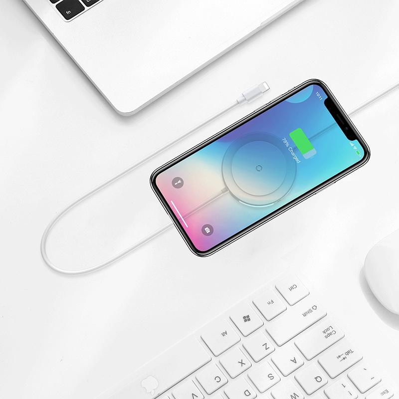 Charge Your Phone Wired or Wirelessly with Lightning Cable Charging Pad