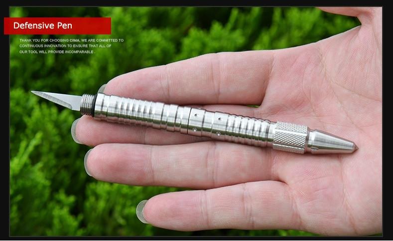 The 2nd Generation Multi-function Defensive Pen with Tungsten Steel Tip