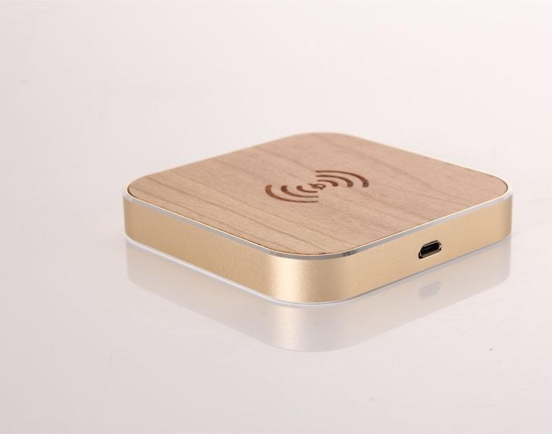 Solid Wood Wireless Charging Pad That Looks Good in Any Space