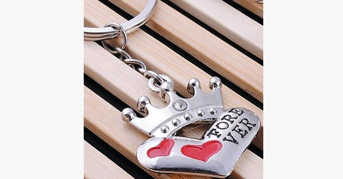 King and Queen Keychain