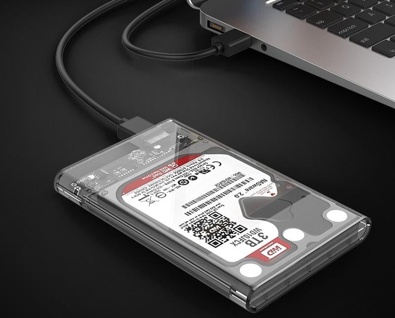 Full Transparent USB3.0 Hard Drive Adapter