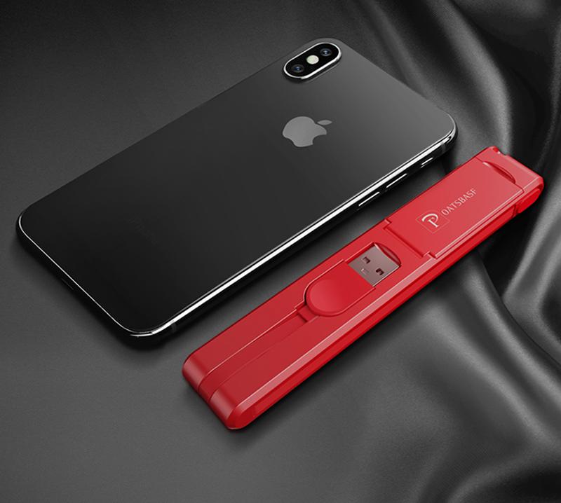3-in-1 USB Cable & Phone Holder - The Only Cable You Need for All Devices