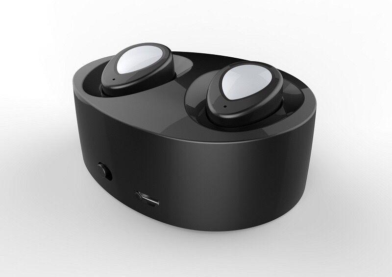 The Real Dual Channel Stereo In-Ear Wireless Earbuds with Charging Case