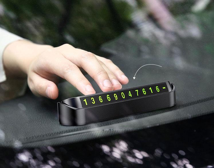 Universal Temporary Parking Card - Leave Your Phone Number When Necessary