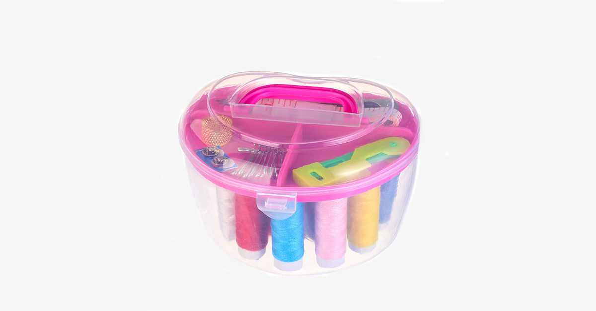 Heart Shaped 9Pcs Sewing Tools Set