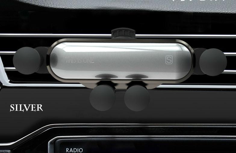 Gravity Air Vent Car Phone Mount With Auto Lock, Compatible For Most Phones & Vehicles