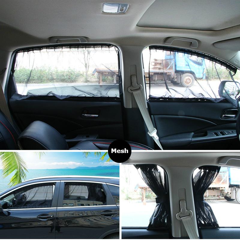 Universal Adjustable Car Window Curtain With Orbits: Install Once, Enjoy Lifetime