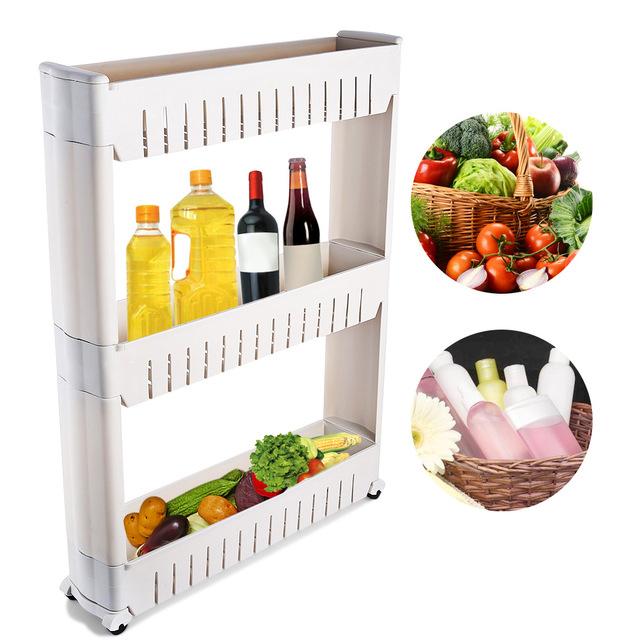 Multipurpose Shelf With Removable Wheels