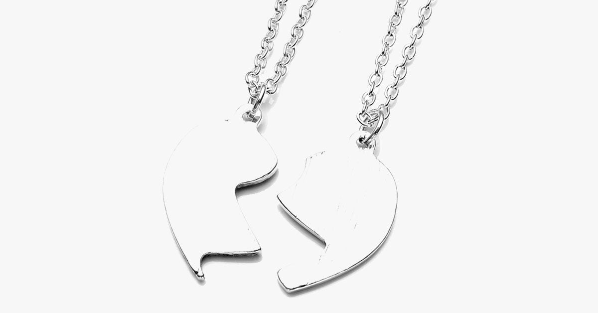 Love Heart Grandmother Granddaughter Pendant Necklace