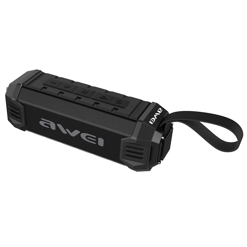 Waterproof Bluetooth & TF Card & USB Speaker That Hides Radio & Power Bank