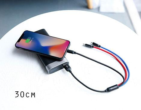 3-in-1 Fast Charge Cable - Carry One and Charge All