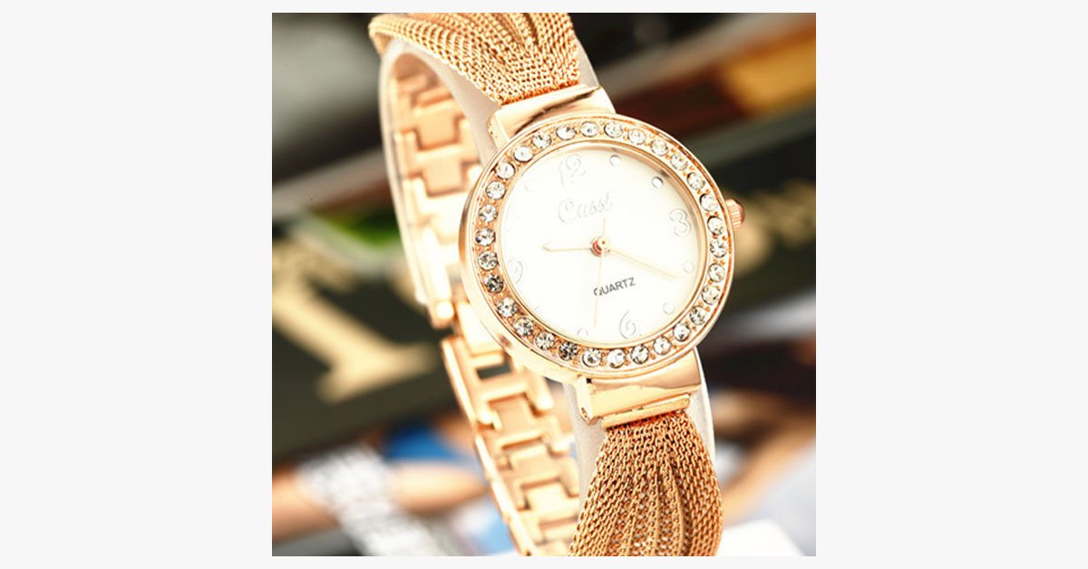 Fancy Gold Plated Watch
