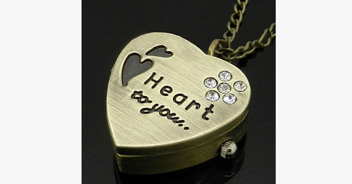 Heart Pocket Watch