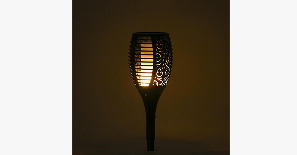 Solar Flame Flickering Lamp Torch