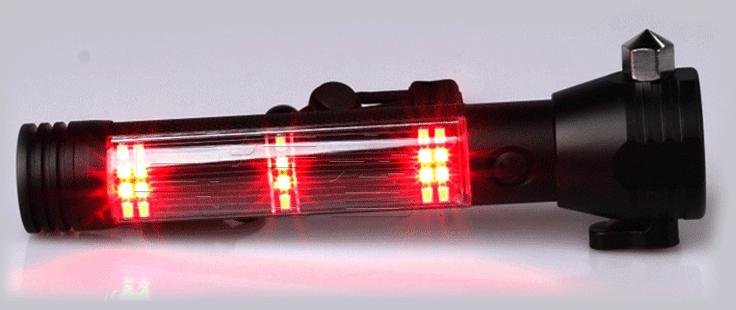 Solar Powered Survival Flashlight