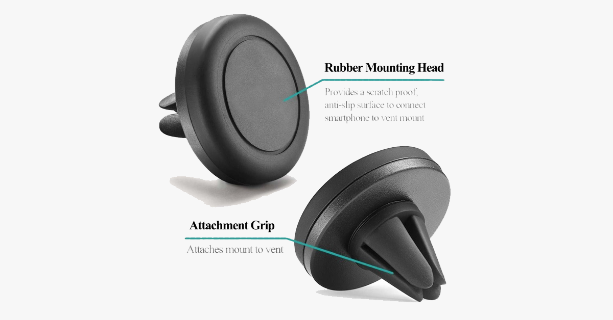 Magnetic Air Vent Mount – Keep Your Phone Where You Can See It & Enjoy Easy Navigation!