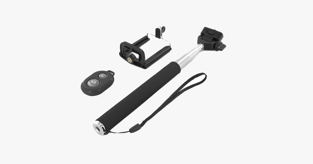 Selfie Stick With Remote Bluetooth Shutter Button – Take Pictures Like Never Before!