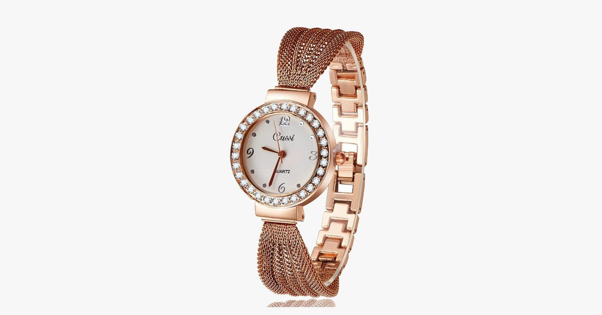 Fancy Gold Plated Watch