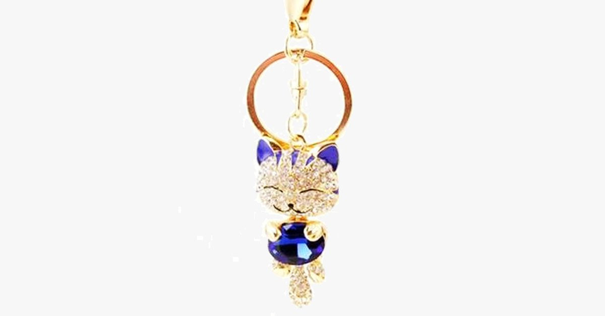 Cute Gold Cat Keychain – So That You Never Forget Your Keys Again!