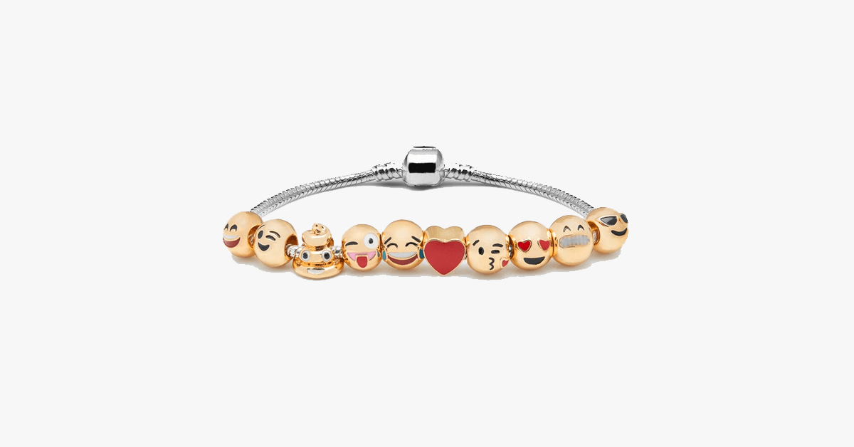 Emoticon Bracelet - Expressive Charm Bracelet for Your Quirky Looks