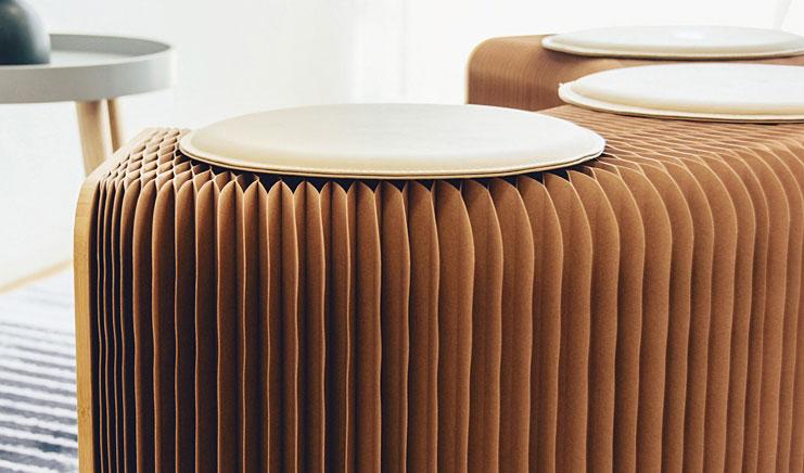 Weird & Wonderful Accordion-inspired Paper Chair