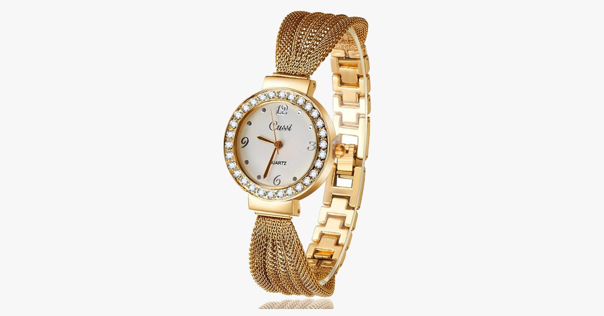 Fancy Gold Plated Watch