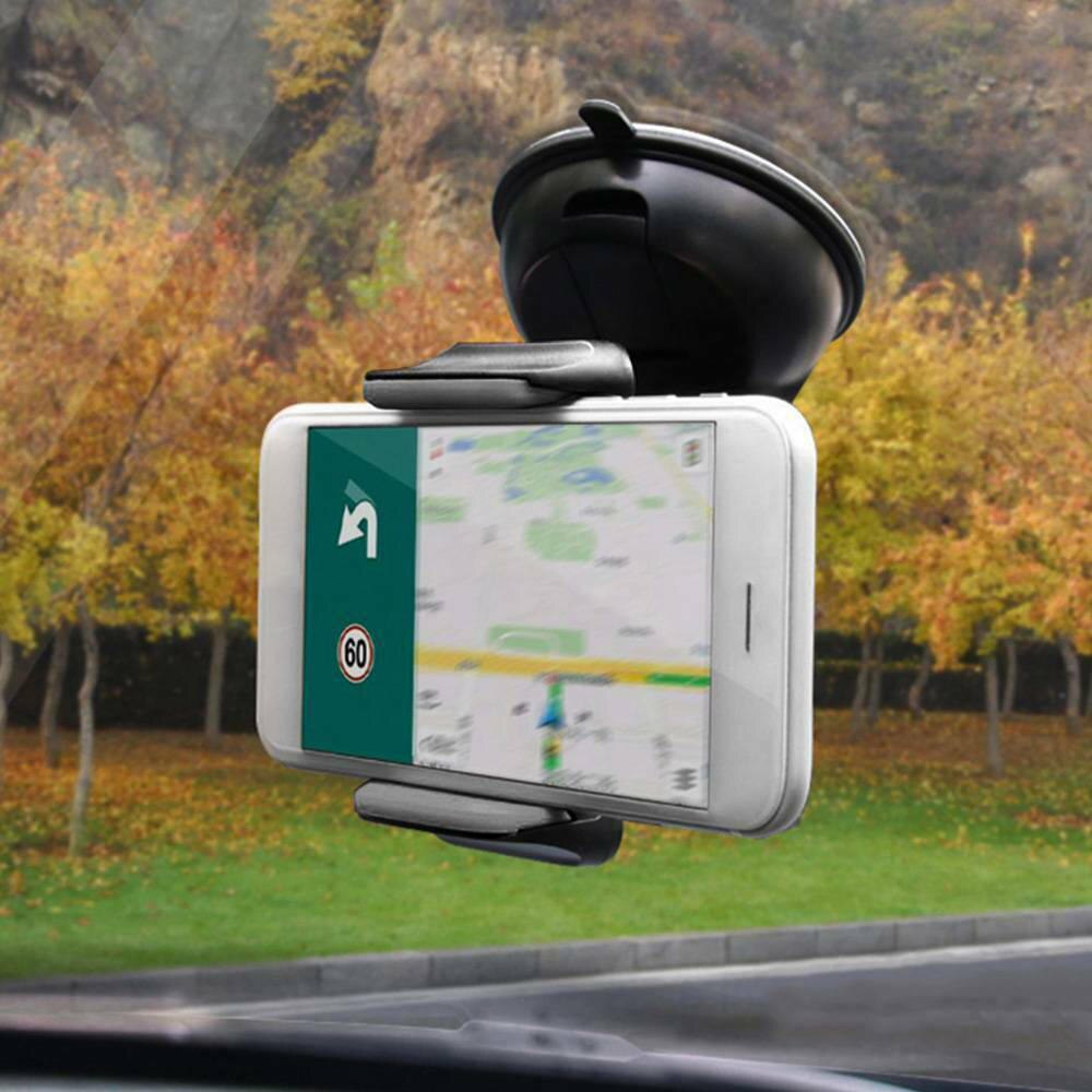 360 Degrees Rotation Suction Mount Car Phone Holder