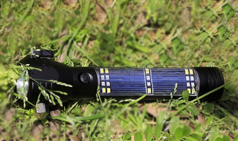 Solar Powered Survival Flashlight