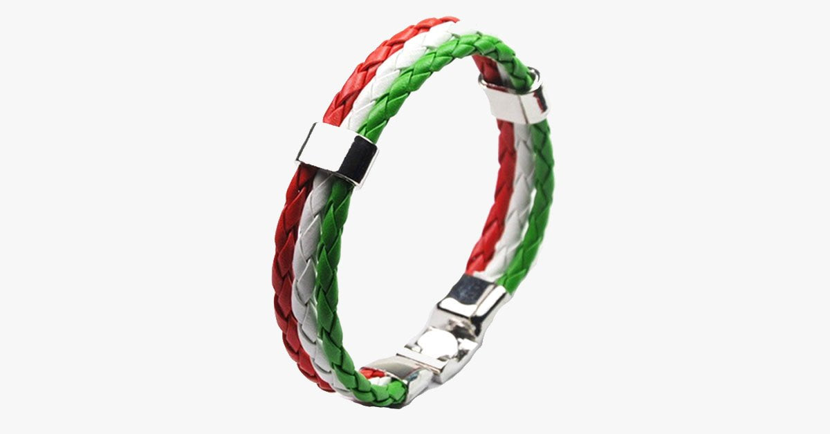 Team Hungary Leather Unisex Bracelet