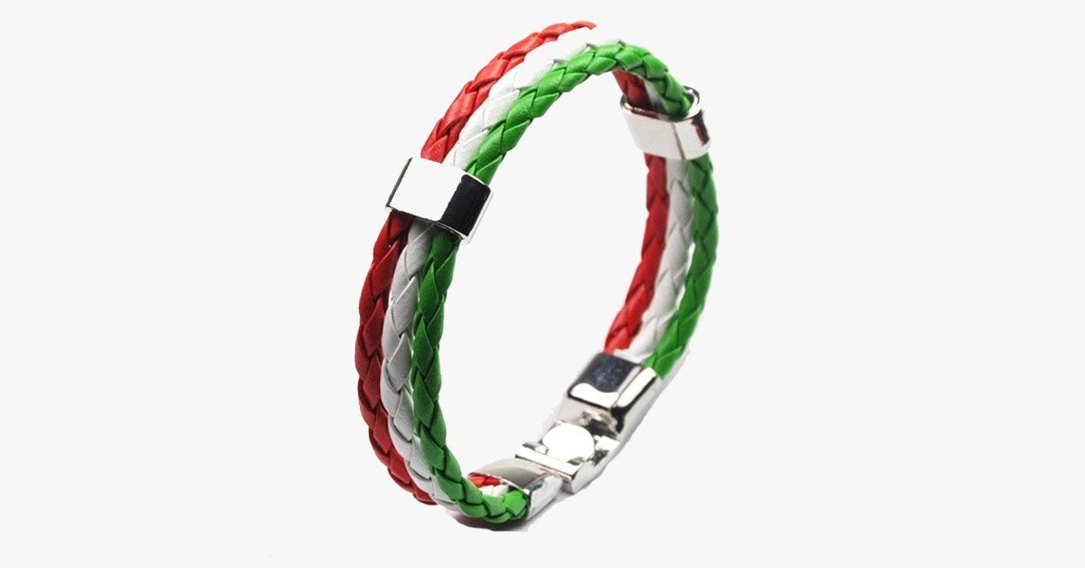 Team Hungary Leather Unisex Bracelet