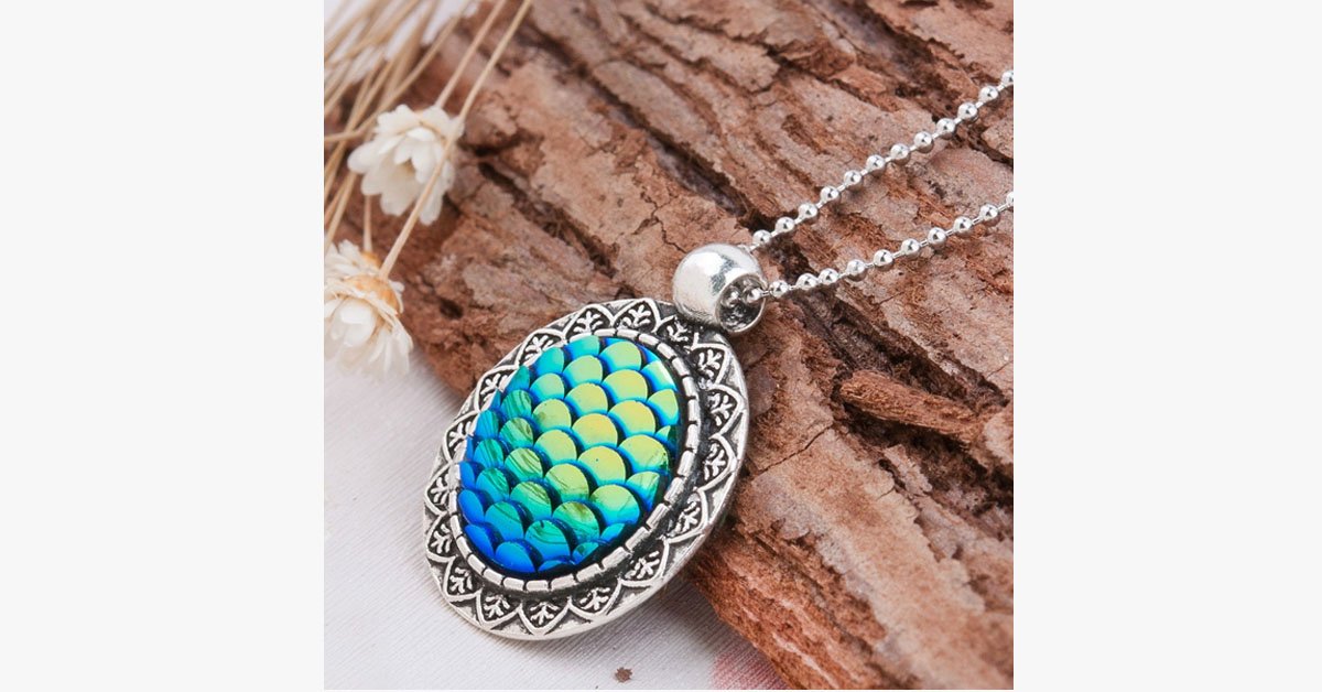 Mermaid Druzy Necklace