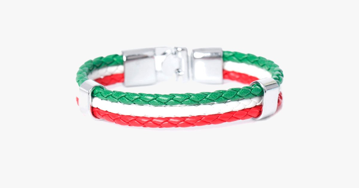 Team Italy Leather Unisex Bracelet