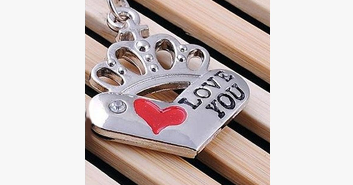 King and Queen Keychain