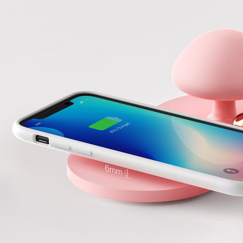 Keep Your Bedside Table and Your Phone at Their Best with 2-in-1 Nightlight & Wireless Charging Pad