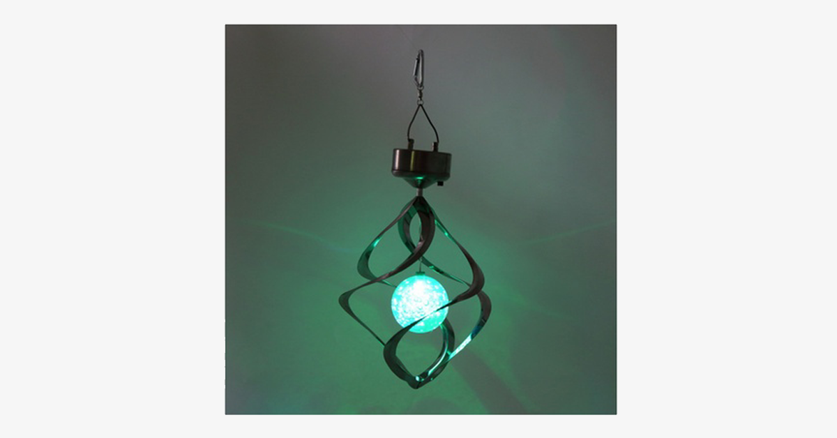 LED Color Changing Solar Light – Add a Colorful Wind Chime to Your Place!