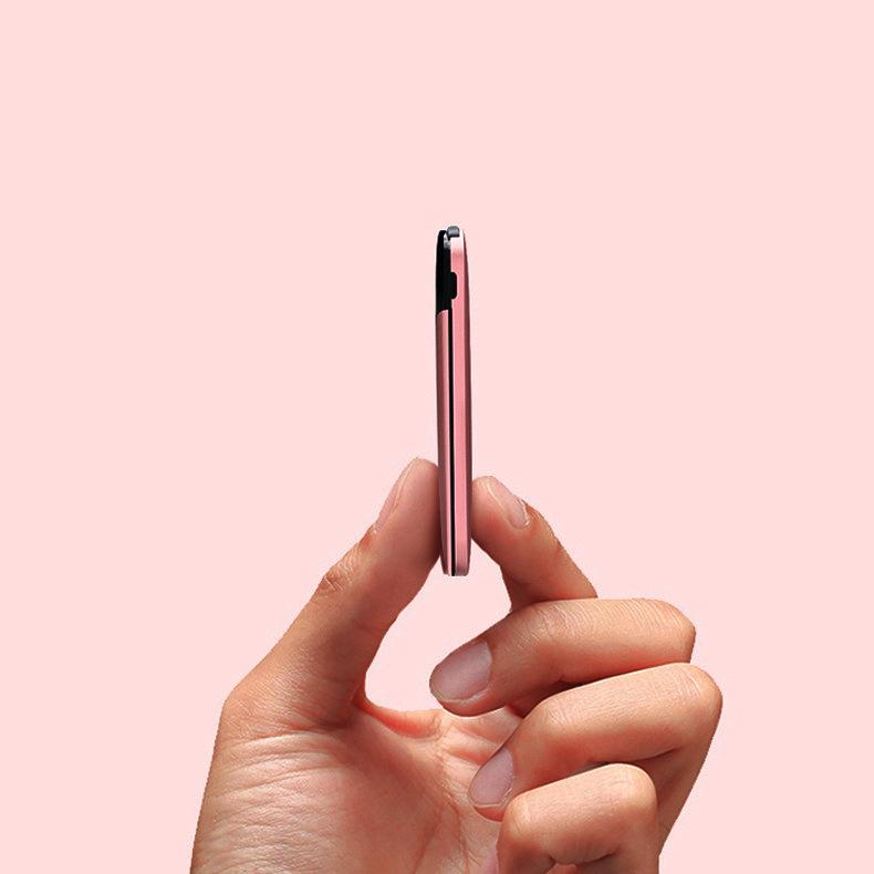 6000mAh 3-in-1 Mini Power Bank with Concealable Cable & Adapters