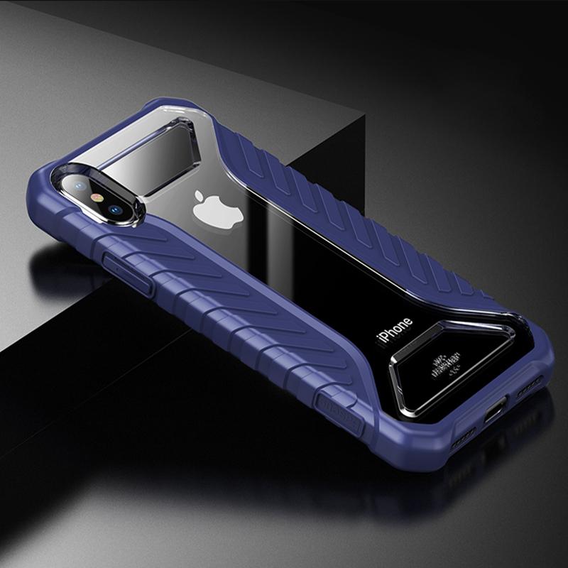 Hybrid Case to Protect the Glass Back and Front of iPhone