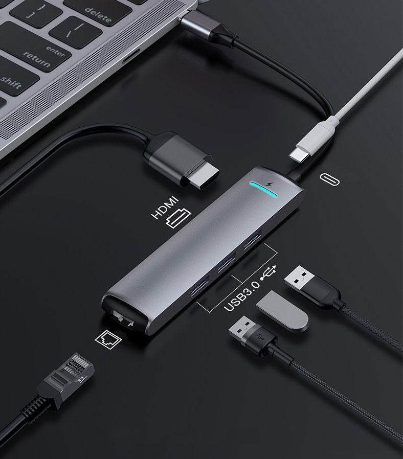One Type-C Port to Charge, Connect & Display Everything