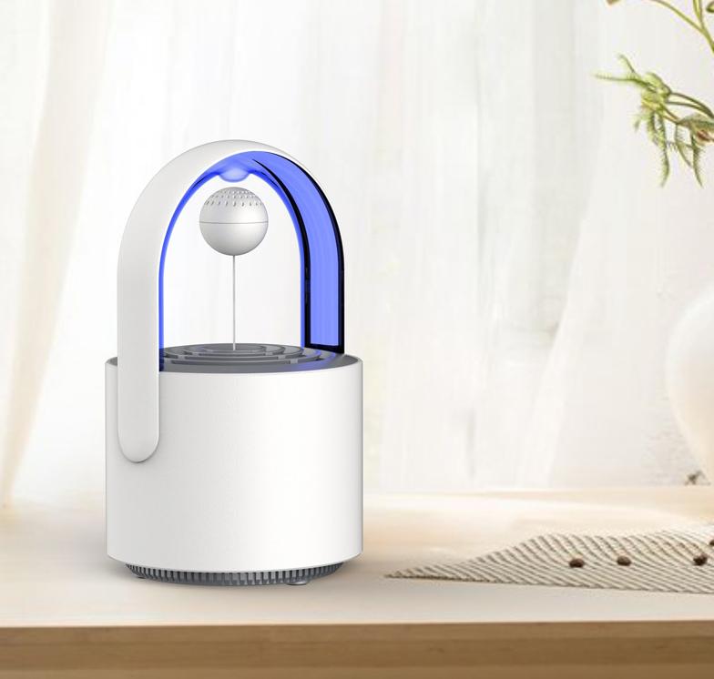 Levitating Lamp to Kill Mosquitoes with Human Heat & Perfume
