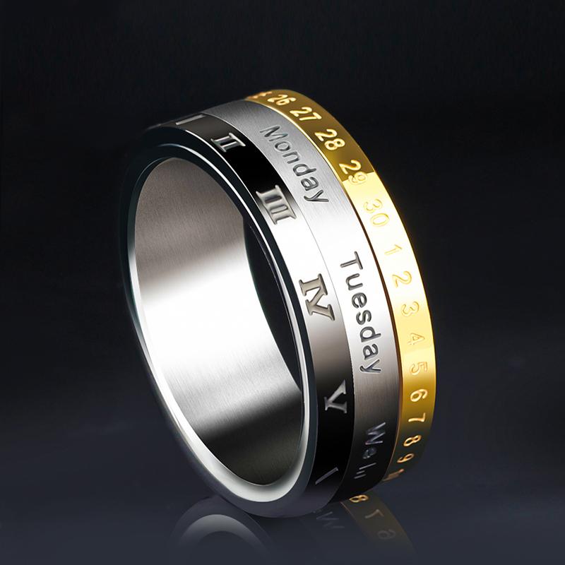 The Titanium Steel Multi-layer Rotating Ring - Stylish and A Little Fun