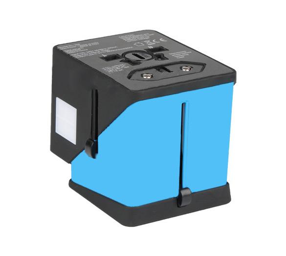 4-Port USB & Type-C Adapter for Travelers - Go To 200 Countries With Only One Adapter